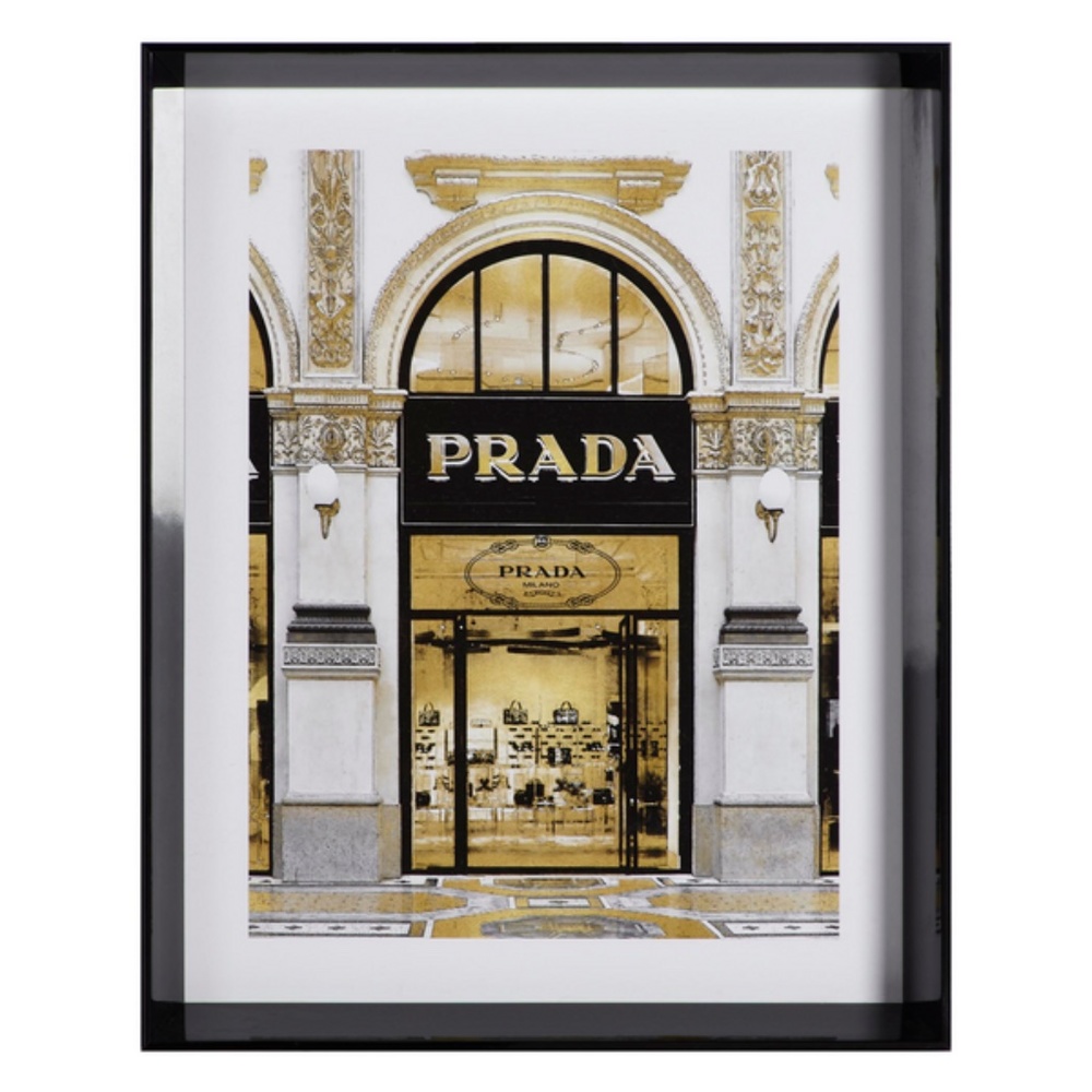 Prada Storefront Print and Frame